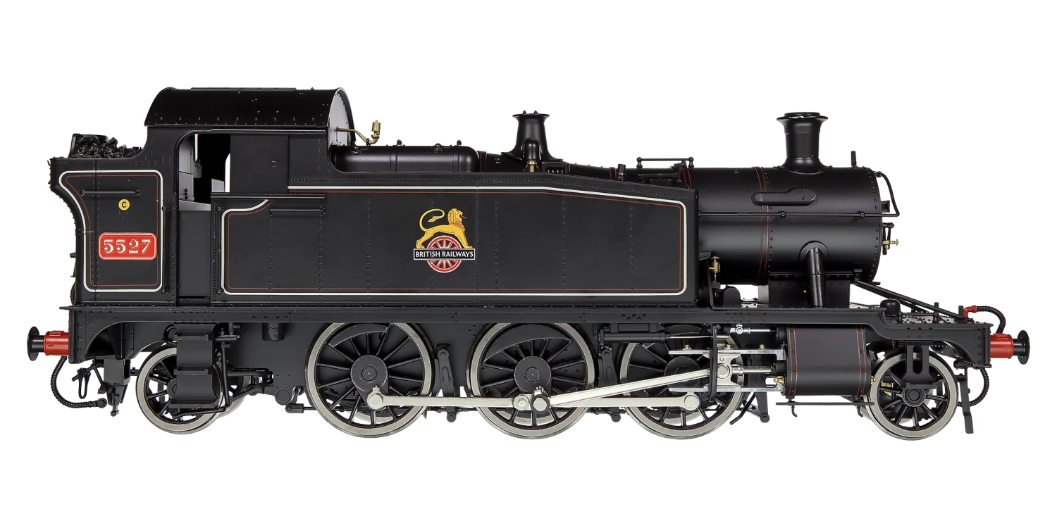 Class 55xx 2-6-2 BR Early Crest BR Lined Black 5527 Steam Locomotive 3 Class 55xx 2-6-2 BR Early Crest BR Lined Black 5527 Steam Locomotive - Image 3