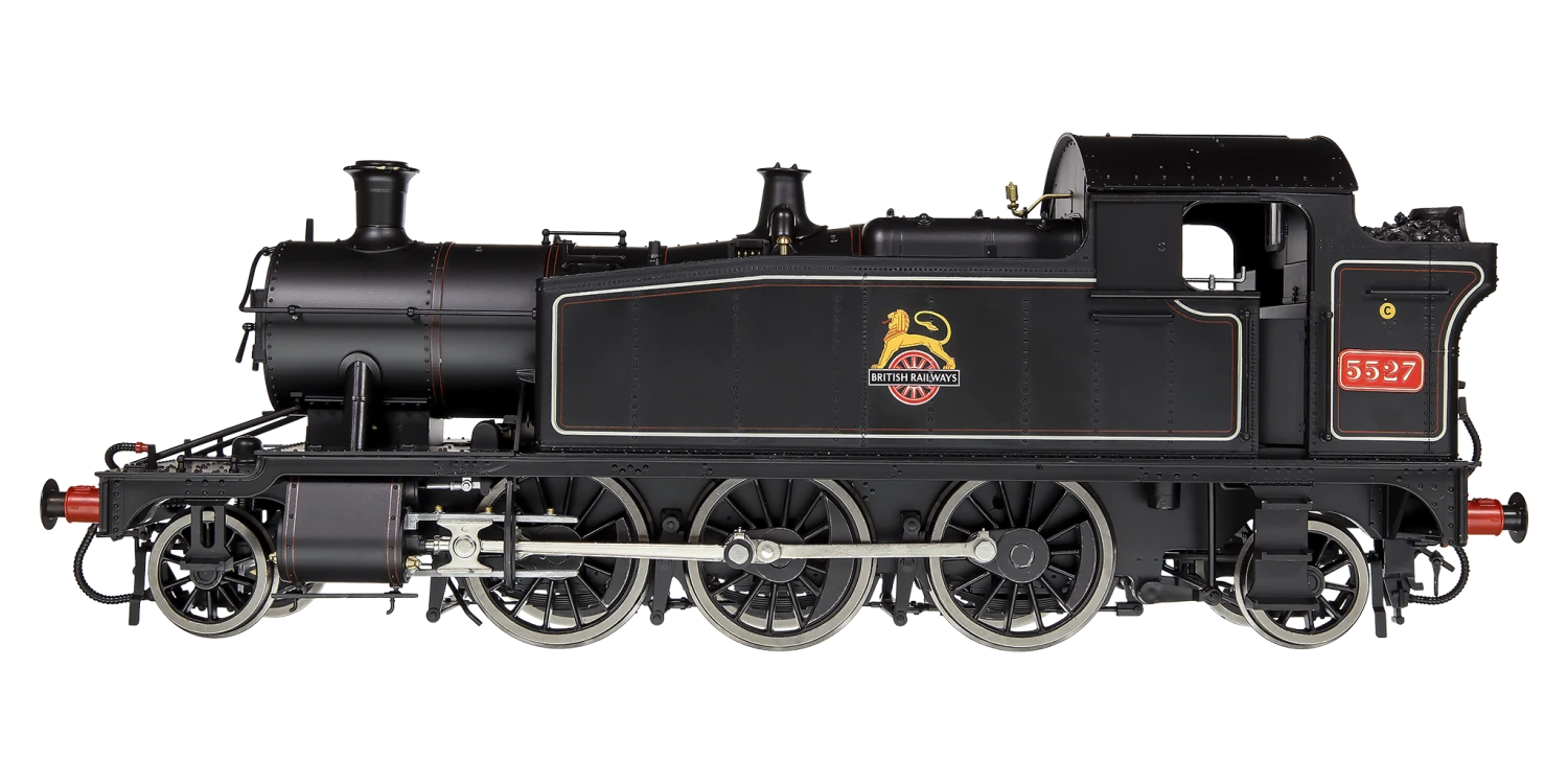 Class 55xx 2-6-2 BR Early Crest BR Lined Black 5527 Steam Locomotive 4 Class 55xx 2-6-2 BR Early Crest BR Lined Black 5527 Steam Locomotive - Image 4