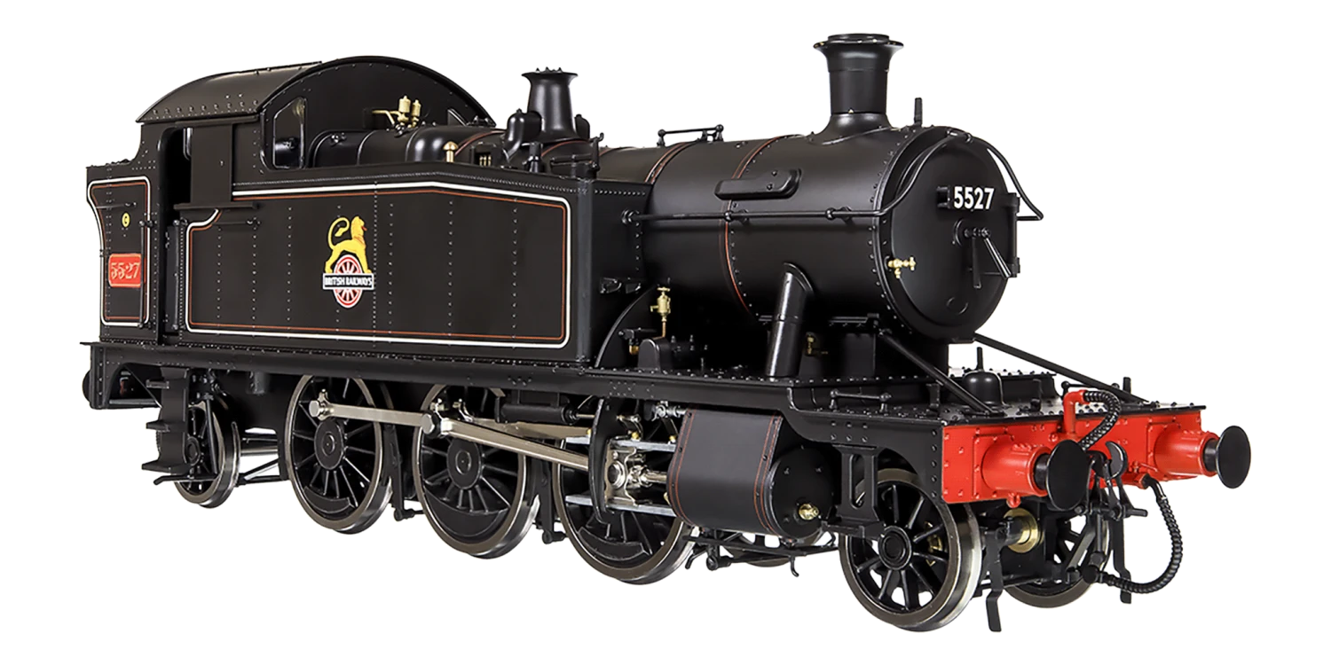 Class 55xx 2-6-2 BR Early Crest BR Lined Black 5527 Steam Locomotive 1 Class 55xx 2-6-2 BR Early Crest BR Lined Black 5527 Steam Locomotive