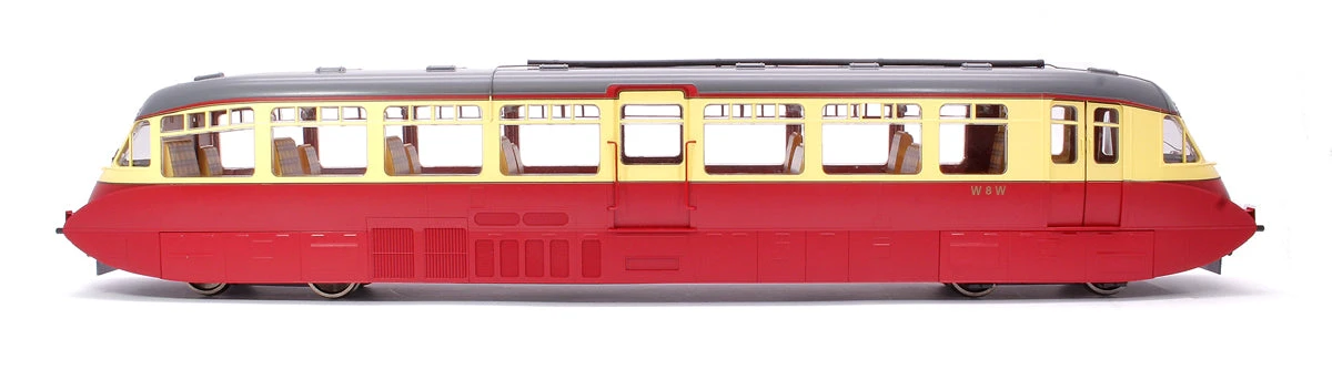 Streamlined Railcar W8W BR Lined Carmine & Cream Diesel Locomotive - DCC Fitted 2 Streamlined Railcar W8W BR Lined Carmine & Cream Diesel Locomotive - DCC Fitted - Image 2