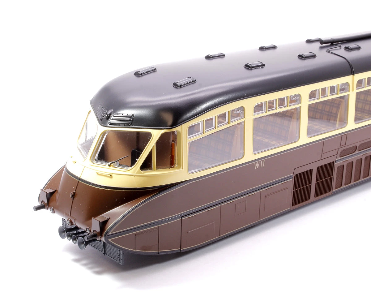 Streamlined Railcar W11 BR Lined Chocolate & Cream Diesel Locomotive - DCC Fitted 4 Streamlined Railcar W11 BR Lined Chocolate & Cream Diesel Locomotive - DCC Fitted - Image 4