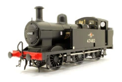 Class 3F Jinty BR Black (Late Crest) 0-6-0 Tank Locomotive No.47482 DCC Fitted
