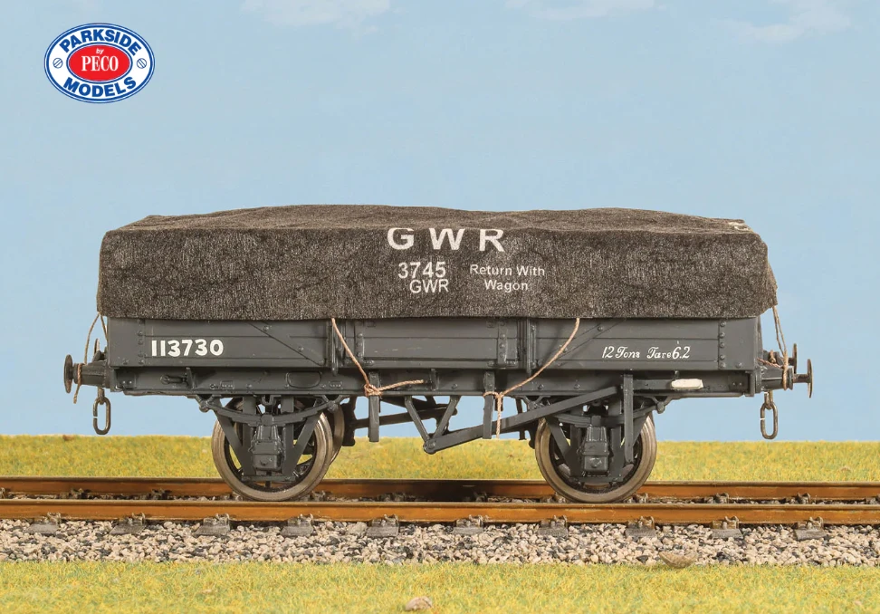 Parkside Dundas PS91 GWR 3 Wagons Tarps 1 Parkside Dundas PS91 GWR 3 Wagons Tarps