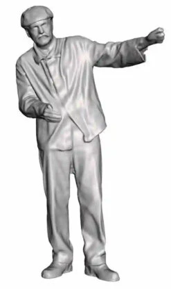 O Gauge 1870-1922 Pre-Grouping - Loco Driver With Right Hand Raised