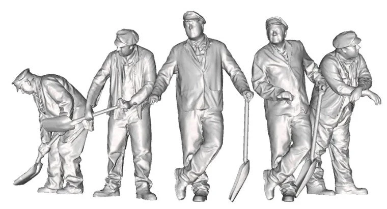 O Gauge 1948-1968 British Railways - Left-Hand Drive Fireman - Pack Of 10 1 O Gauge 1948-1968 British Railways - Left-Hand Drive Fireman - Pack Of 10