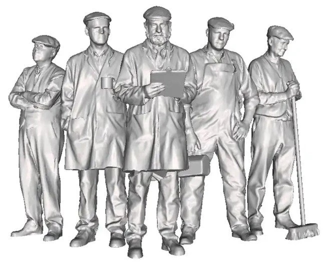 O Gauge 1948-1968 British Railways - Factory Worker Bundle 1 O Gauge 1948-1968 British Railways - Factory Worker Bundle