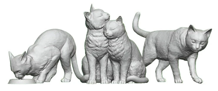 O Gauge Pets, Wildlife & Livestock - Cats 1 O Gauge Pets, Wildlife & Livestock - Cats