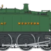 Class 55xx 2-6-2 Great Western Green Unnumbered Steam Locomotive